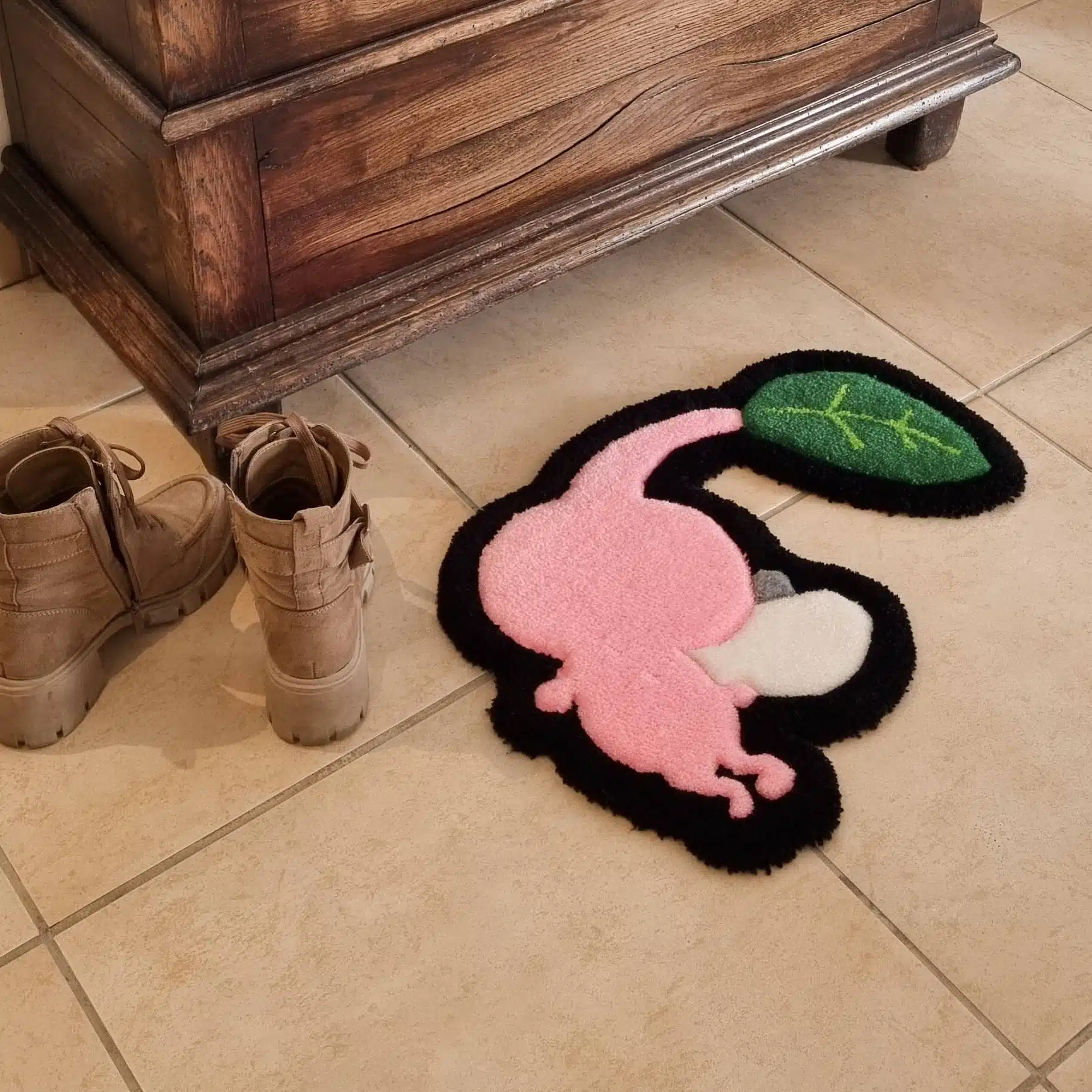 Tapis Pikmin Rose