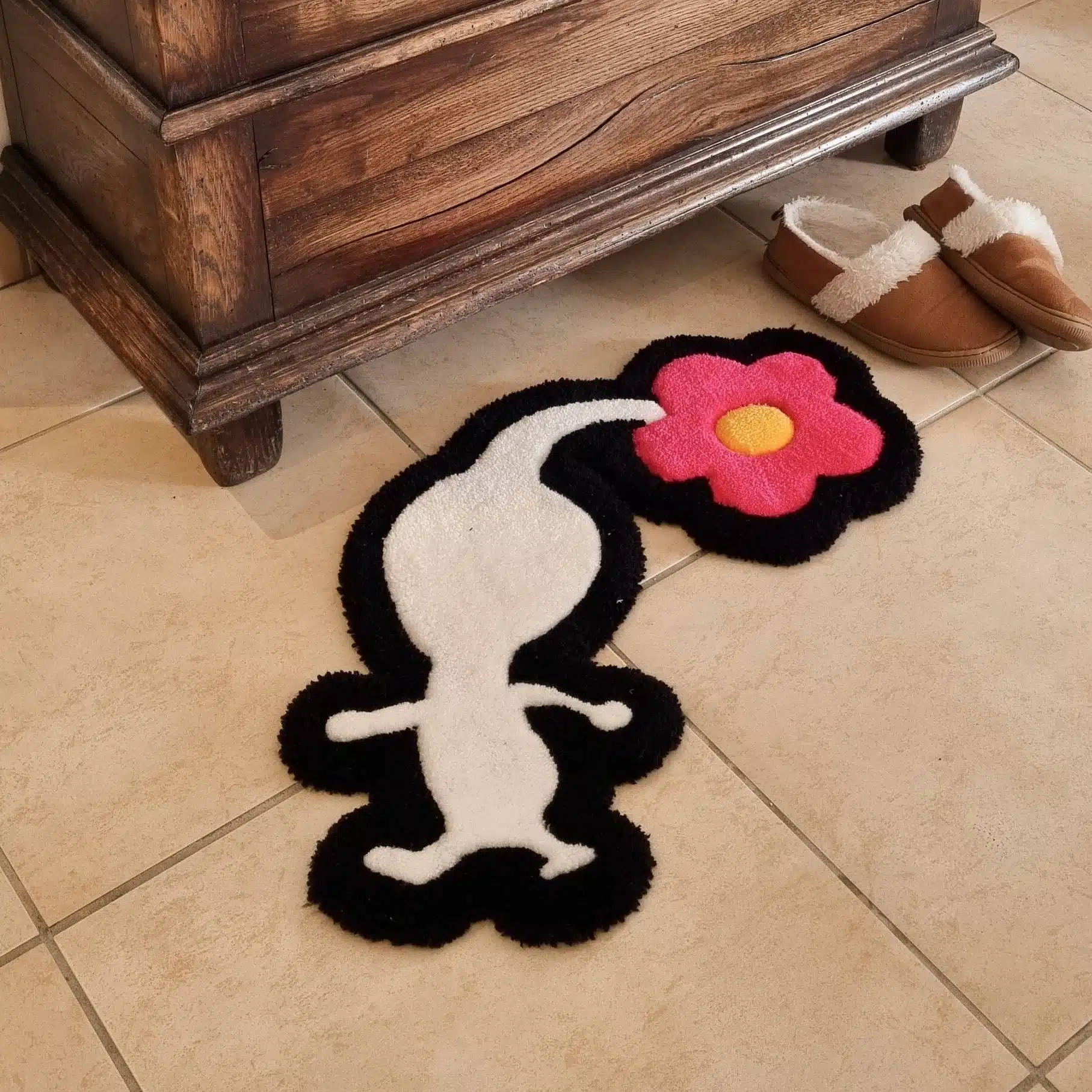 Tapis Pikmin Blanc