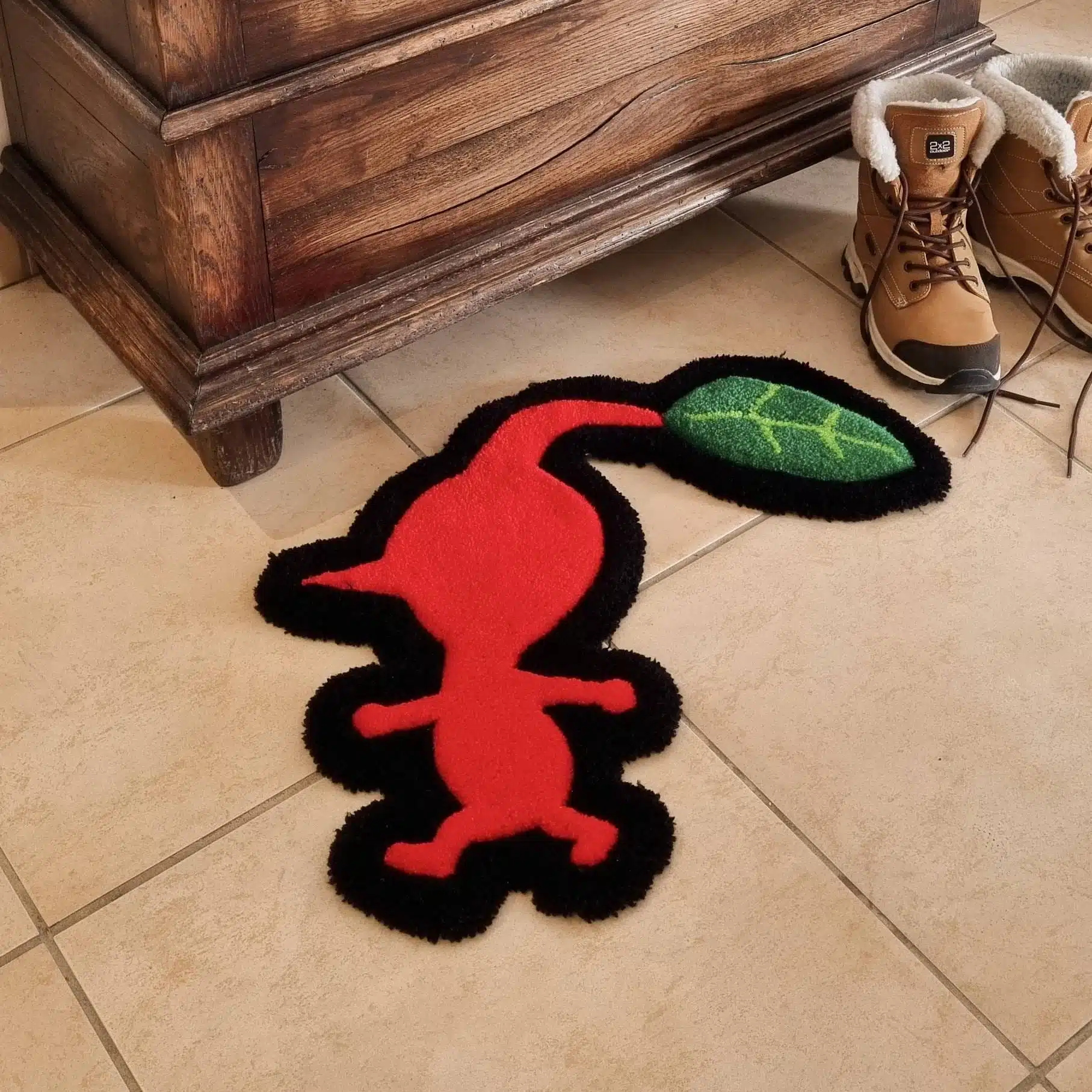 Tapis Pikmin Rouge