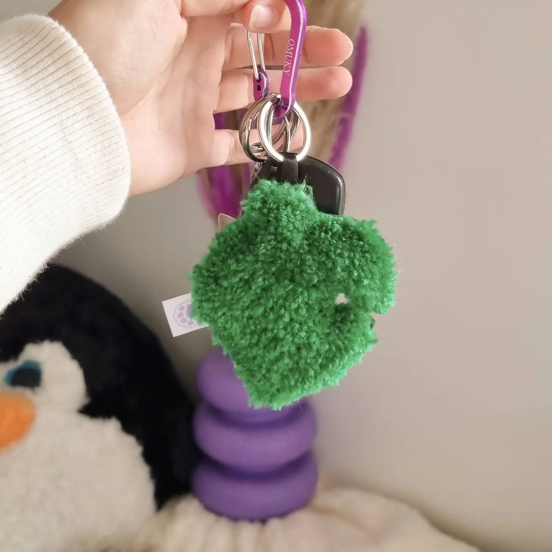 Porte-clés Feuille Animal Crossing