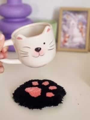 Dessous de tasse "Patoune"