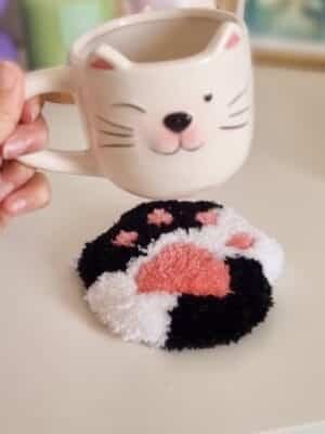 Dessous de tasse "Patoune"