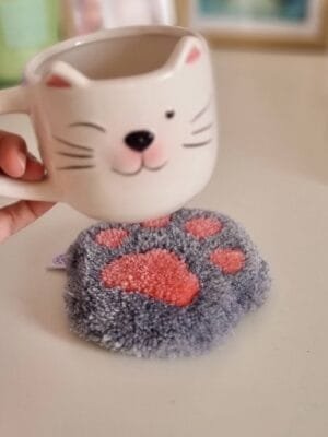 Dessous de tasse "Patoune"