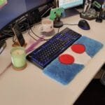 Tapis repose poignet clavier Pikmin Blanc